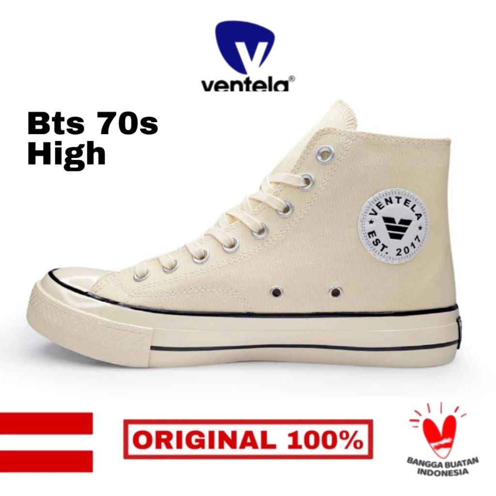 Ventela Ventela BTS 70s High Sneakers Cream